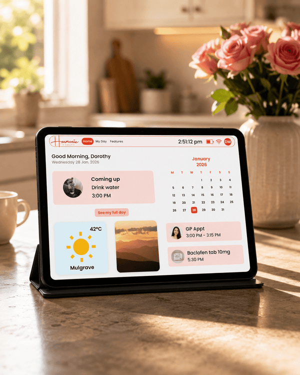 Harmonie Home Health Hub - Assistive technology.