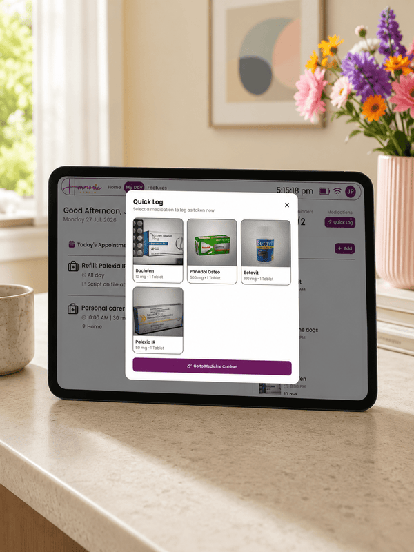 Assistive technology for safe medication management.