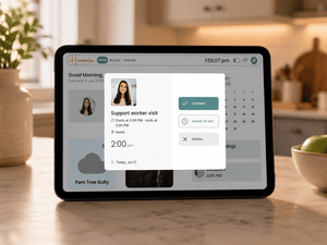Assistive technology for daily routine support.